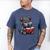 Scottish Terrier Reading a Book Dog Men's Comfort Colors T-Shirt Blue Jean