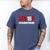 Senior 2018 Valedictorian School Colors Graduation Men's Comfort Colors T-Shirt Blue Jean