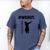 Senior 2019 Grad College High School Graduation Men's Comfort Colors T-Shirt Blue Jean