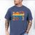 Senior 2023 Retro Class Of 2023 Seniors Graduation 23 Men's Comfort Colors T-Shirt Blue Jean