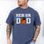 Senior 2026 Dad Basketball Graduation Men's Comfort Colors T-Shirt Blue Jean