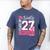 Senior 2027 Class Of 2027 Pink Coquette Bow Graduation Girl Men's Comfort Colors T-Shirt Blue Jean