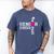 Senior Cheerleader Cheer Class Of 2025 Graduation Graduate Men's Comfort Colors T-Shirt Blue Jean