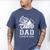 Senior Cheerleader Dad Cheer Class Of 2026 Graduation Men Men's Comfort Colors T-Shirt Blue Jean