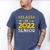 Senior Class Of 2022 Sunflower Graduation Seniors 22 Men's Comfort Colors T-Shirt Blue Jean