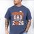 Senior Dad Class Of 2026 Graduate Basketball Graduation 2026 Men's Comfort Colors T-Shirt Blue Jean