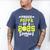 Senior Poppa 2025 Tennis Class Of 2025 Graduation Men's Comfort Colors T-Shirt Blue Jean