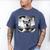 Shiba Inu Dog Dad Mom Graphic Selfie UFOs Weird Aliens Men's Comfort Colors T-Shirt Blue Jean
