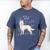 Siberian Husky Dog Anatomy Pet Mom Cute Dog Dad Men Women Kids Men's Comfort Colors T-Shirt Blue Jean