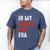 In My Sigma Dad Era Meme Alpha Male Sigma Daddy Father Men's Comfort Colors T-Shirt Blue Jean