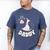 Silly Daddy Silly Goose Dad Birthday Family Matching Party Men's Comfort Colors T-Shirt Blue Jean
