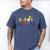 The Simpsons Father's Day Homer And Kids Bike Ride With Dad Men's Comfort Colors T-Shirt Blue Jean