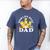 The Simpsons World's Best Dad Father's Day Group V2 Small Men's Comfort Colors T-Shirt Blue Jean