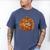 Smart Book Pumpkin Retro Fall Teacher Reading Halloween Men's Comfort Colors T-Shirt Blue Jean