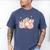 Smells Like Cowboy Romance Book Lover Men's Comfort Colors T-Shirt Blue Jean