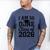 I Am So Done Class Of 2026 Graduation School Graduate Men's Comfort Colors T-Shirt Blue Jean