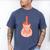 Social Introverts Hang Out With Guitars Musician Guitarist Men's Comfort Colors T-Shirt Blue Jean