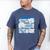 Sonic The Hedgehog Father's Day Dad Qualities Distressed Men's Comfort Colors T-Shirt Blue Jean