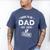 Soon To Be Dad Again Promoted To Dad Again 2026 Men's Comfort Colors T-Shirt Blue Jean