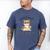 Sorry I Can't Indoor Cat Top For Introvert With Coffee Book Men's Comfort Colors T-Shirt Blue Jean