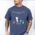 Sorry Missed Call Fisher Dad In Spanish Men's Comfort Colors T-Shirt Blue Jean