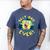 Spongebob Squarepants Father's Day Best Dad Ever Men's Comfort Colors T-Shirt Blue Jean
