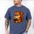 Squirrel Reading Book Lover Men's Comfort Colors T-Shirt Blue Jean