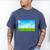 Out Standing In Her Field Graduation Tee Men's Comfort Colors T-Shirt Blue Jean