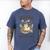 Stay At My Pad And Read Books Frog Introvert Reading Men's Comfort Colors T-Shirt Blue Jean