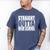 Straight Outta High School Graduation T-Shirt Men's Comfort Colors T-Shirt Blue Jean
