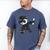 Student Graduation 2022 Panda Football Boys Girls Teenager Men's Comfort Colors T-Shirt Blue Jean