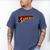 Super Dad Superdad Superhero Dad Men's Comfort Colors T-Shirt Blue Jean