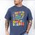 i Survived My Daughter's Bachelors Degree Groovy Graduation Men's Comfort Colors T-Shirt Blue Jean