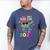 I Survived Nursing School Of 2024 Student Graduation 2024 Men's Comfort Colors T-Shirt Blue Jean