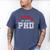 I Survived My Wife's PhD Graduation Slim Fit Shirt Men's Comfort Colors T-Shirt Blue Jean