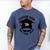 Swim Senior Dad 2026 The Final Heat Men's Comfort Colors T-Shirt Blue Jean