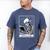 Tarot Card Shirt The Reader Tarot Skeleton Reading Book Men's Comfort Colors T-Shirt Blue Jean