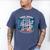 Tired Moms Book Club Coffee Chaos And Chapters Graphic Men's Comfort Colors T-Shirt Blue Jean