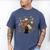 Tortie Cat Owner Flowers Tortie Cat Mom Tortie Cat Dad For Men Women Kids Men's Comfort Colors T-Shirt Blue Jean