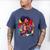 History Woman Reading Book Geometric Girl Educated Men's Comfort Colors T-Shirt Blue Jean