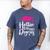 Two Degrees Hotter Graduation 2025 Diploma College Masters Men's Comfort Colors T-Shirt Blue Jean