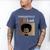 Unapologetically MHA-Ish Student Graduation Afro Men's Comfort Colors T-Shirt Blue Jean