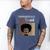 Unapologetically MSW-Ish Student Graduation Afro Men's Comfort Colors T-Shirt Blue Jean