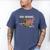 USS Brooke FFG-1 Frigate Veterans Day Son Father Grandpa Dad Men's Comfort Colors T-Shirt Blue Jean