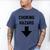 Viral And Internet Meme Crude Gag Apparel Choking Hazard Adult Dad Joke Men's Comfort Colors T-Shirt Blue Jean