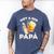Voy Hacer Papa Ser Papa Voy A Ser Papa Dad To Be In Spanish Men's Comfort Colors T-Shirt Blue Jean