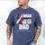 I Wear Burgundy Ivory For My Dad Oral Head Neck Cancer Men's Comfort Colors T-Shirt Blue Jean