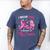 I Wear Pink In Memory Of My Cousin Breast Cancer Awareness Men's Comfort Colors T-Shirt Blue Jean