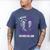 I Wear Purple In Memory Of Father In Law Alzheimers Dementia Men's Comfort Colors T-Shirt Blue Jean