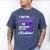 I Wear Purple In Memory Of My Husband Overdose Awareness Men's Comfort Colors T-Shirt Blue Jean I Wear Purple In Memory Of My Husband Overdose Awareness Men's Comfort Colors T-Shirt Blue Jean